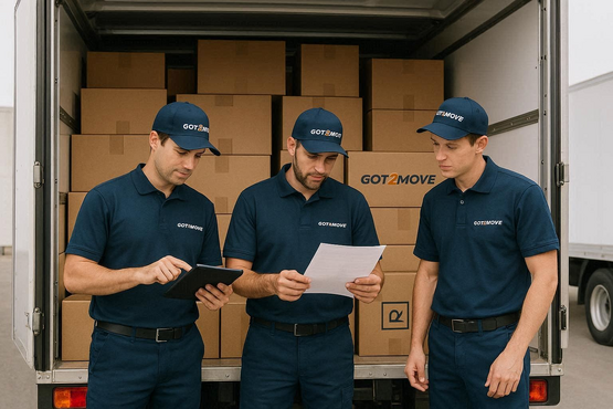 movers helping with a move in Palo Alto